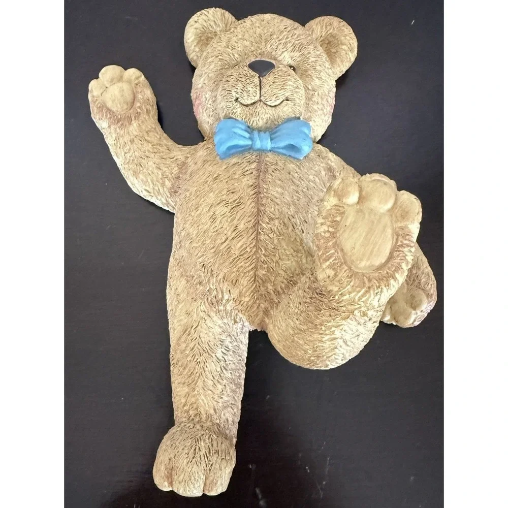 Vintage Home Interiors Kids Resin Bear Towel Hanger